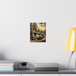 1950 American Riviera Dream Poster - Forest Edition - AquilVision