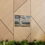 Geyser Landscape Matte Poster — Serene National Park Wall Art - AquilVision