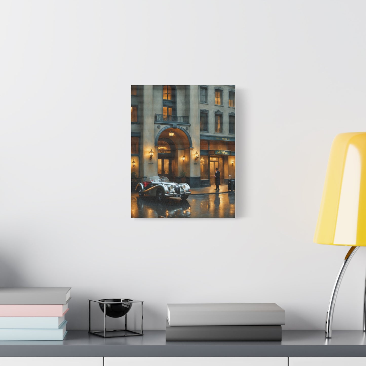 Vintage Car Canvas Wall Art, Classic Automobile Decor, Timeless Home Decoration, Retro Art Print, Unique Gift Idea