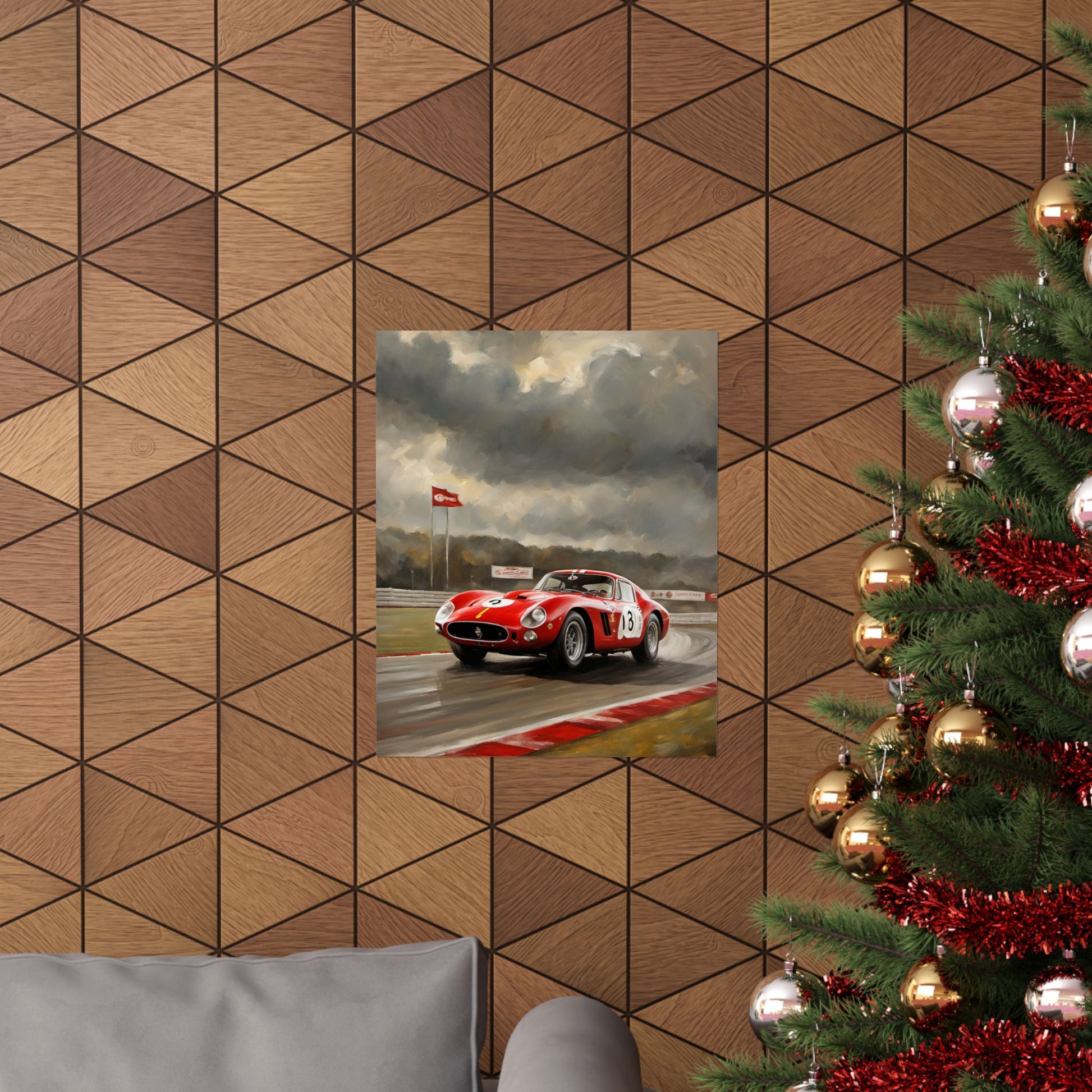 Racing Car Matte Vertical Posters, Sports Wall Art, Automotive Decor, Gift for Car Enthusiasts, Vintage Racing Print Printify