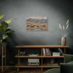 Bison Herd Yellowstone Canvas Print — Western Mountain Landscape Matte Stretched Wall Art - AquilVision