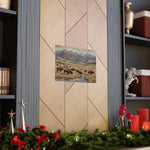 Bison Prairie Yellowstone Matte Poster — Horizontal Wildlife Wall Art - AquilVision