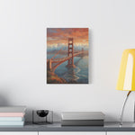 Golden Gate Bridge Canvas Print — Matte Stretched Wall Art - AquilVision
