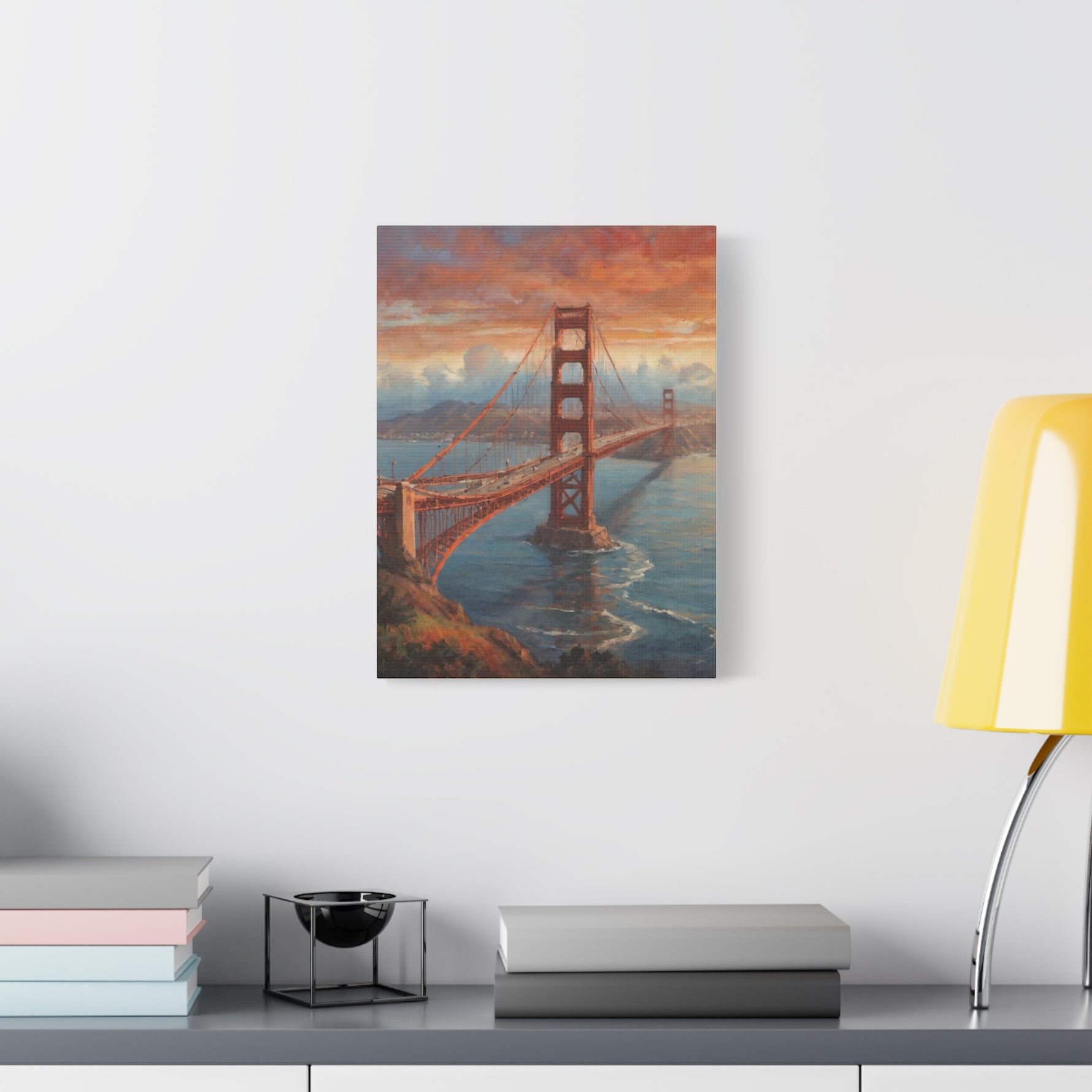 Golden Gate Bridge Canvas Print — Matte Stretched Wall Art - AquilVision