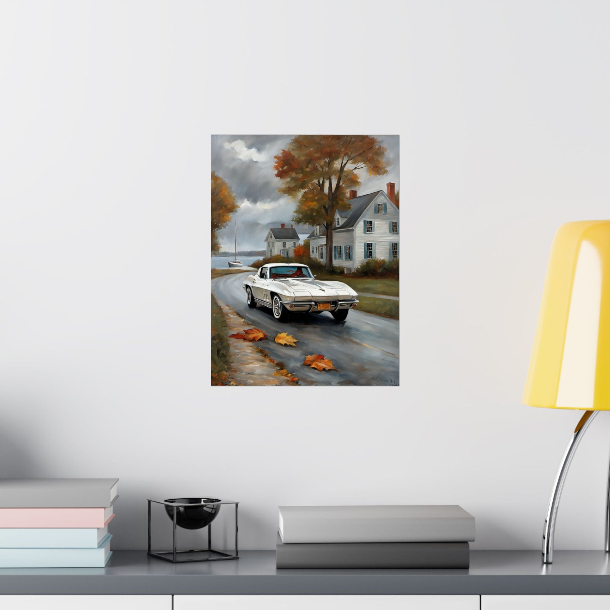 Vintage Car Wall Art Prints, Matte Vertical Posters of Classic Cars, Home Decor, Gift for Car Lovers, Fall Aesthetic Decor Printify