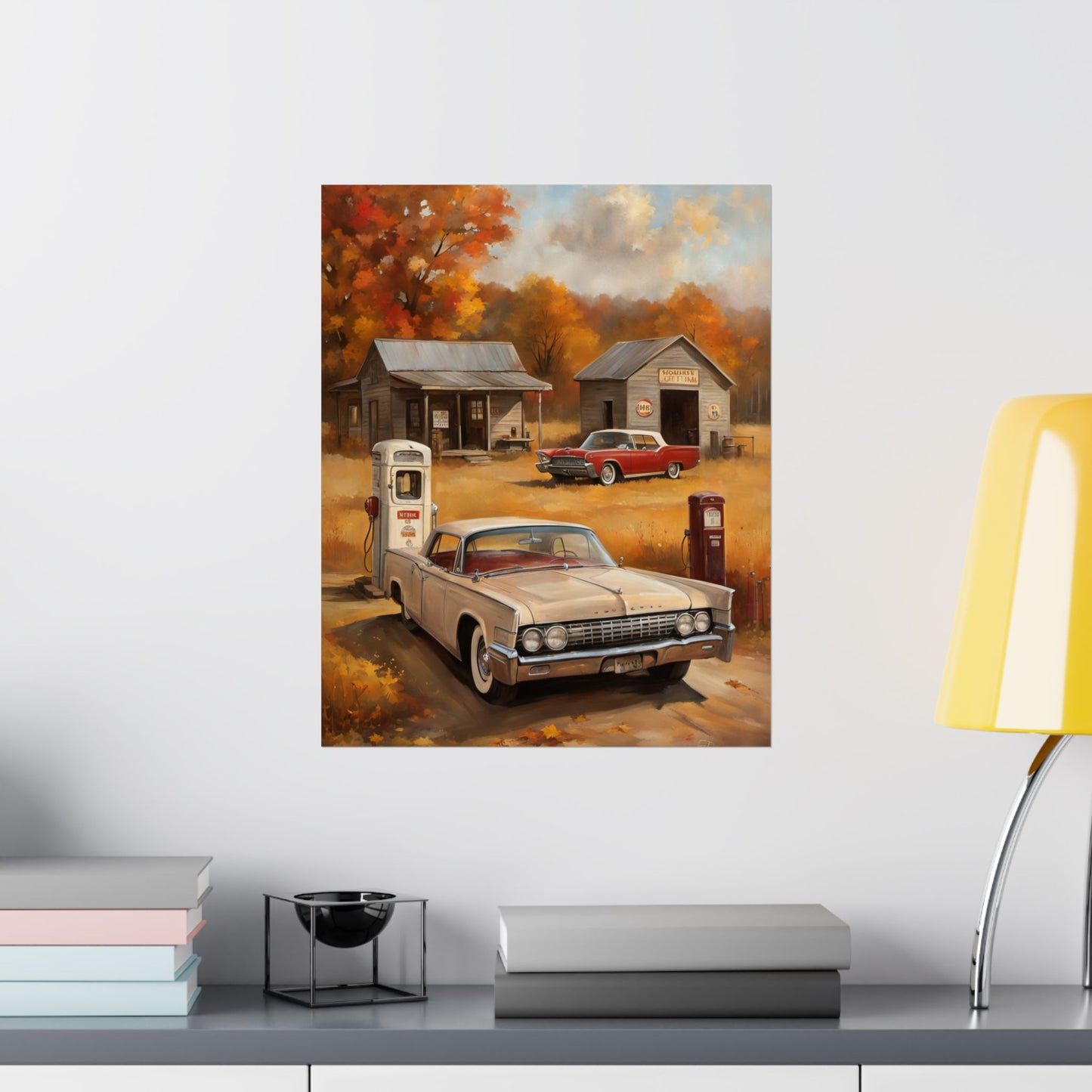 Vintage Car Adventure Matte Vertical Posters | Retro Wall Art, Home Decor, Classic Car Gifts, Gift for Him, Nostalgic Art Printify