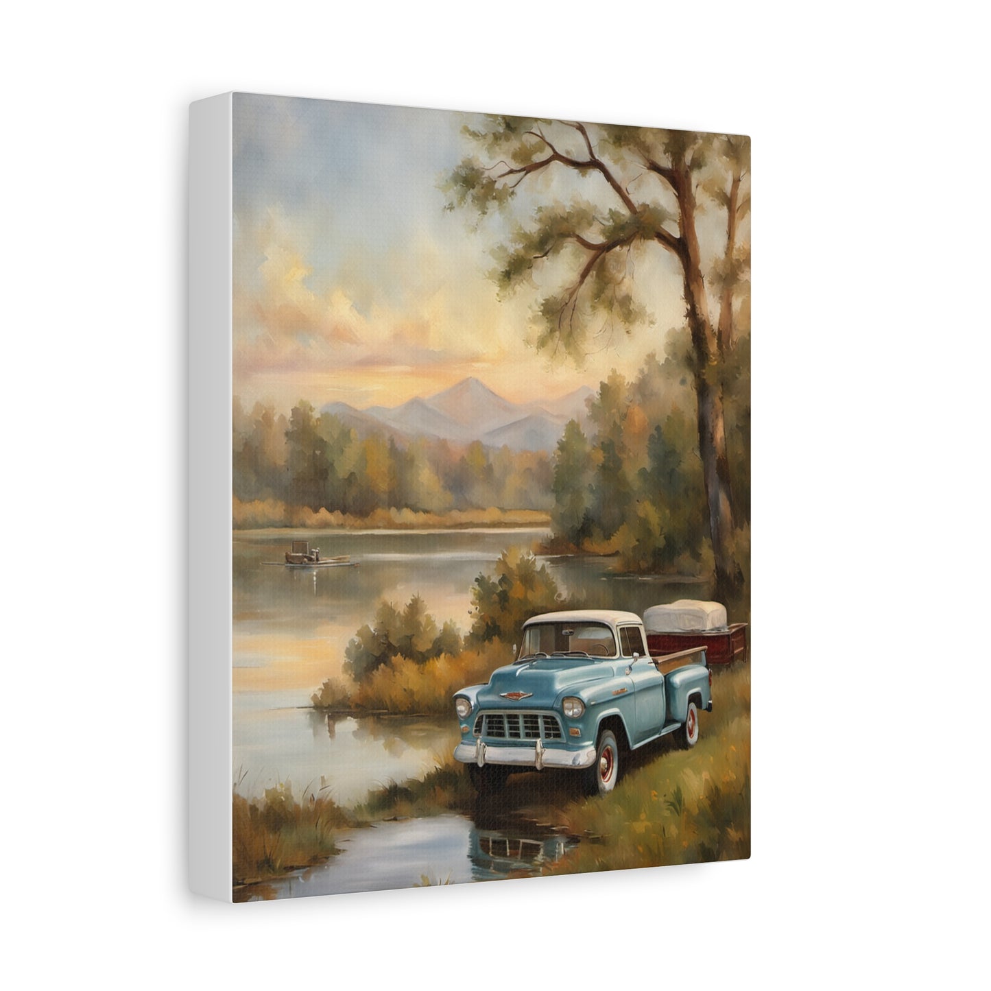 Rustic Landscape Canvas Print, Vintage Truck Art, Home Decor, Nature Wall Art, Gift for Truck Lovers, Farmhouse Wall Decor, [...]