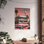 1950 American Riviera Dream Poster - Motel Edition - AquilVision