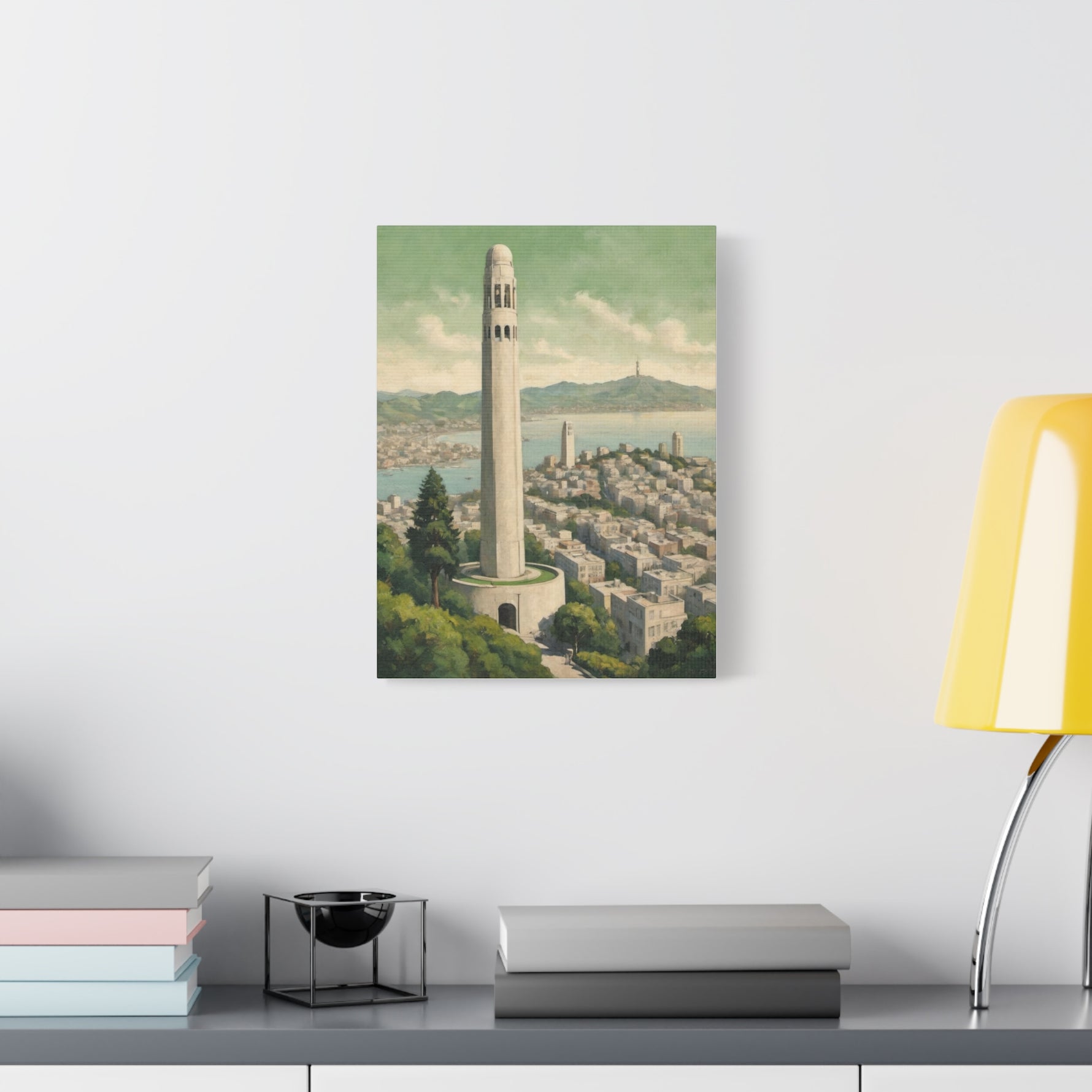 Coit Tower San Francisco Matte Canvas Print — Stretched 1.25" - AquilVision