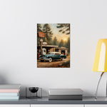1950 American Riviera Dream Poster - Forest Edition - AquilVision