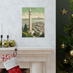 Coit Tower San Francisco Matte Poster — Vintage Cityscape Vertical Wall Art - AquilVision