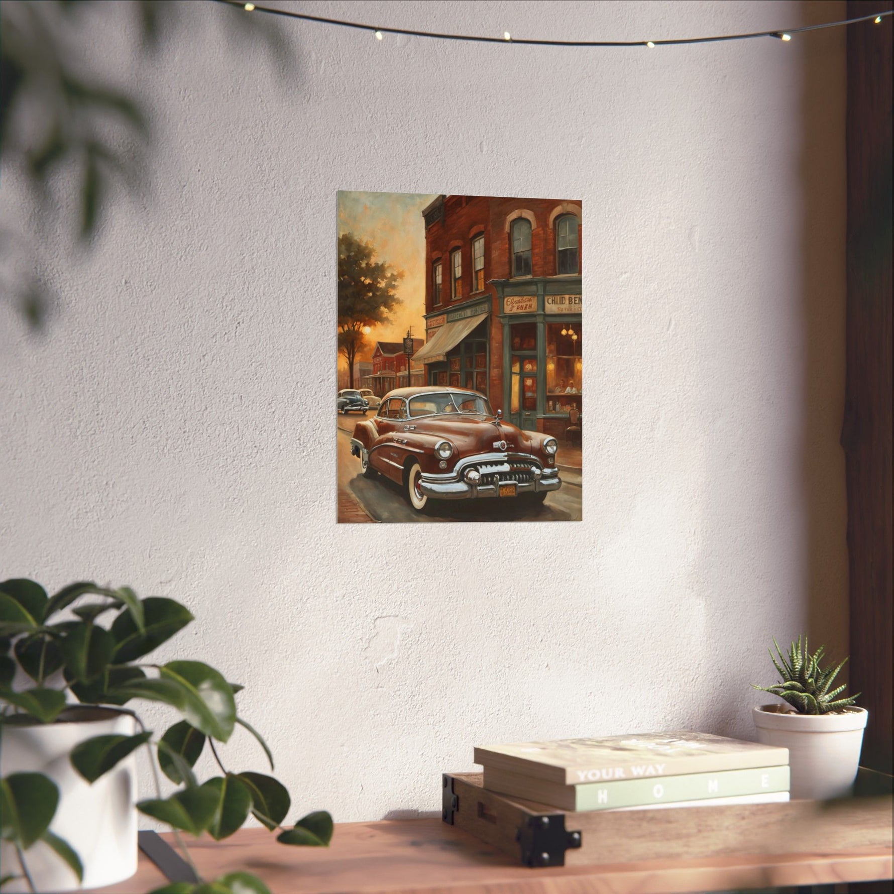 1950 American Riviera Dream Poster - Town Edition - AquilVision