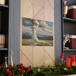 Geyser Landscape Matte Poster — Serene National Park Wall Art - AquilVision