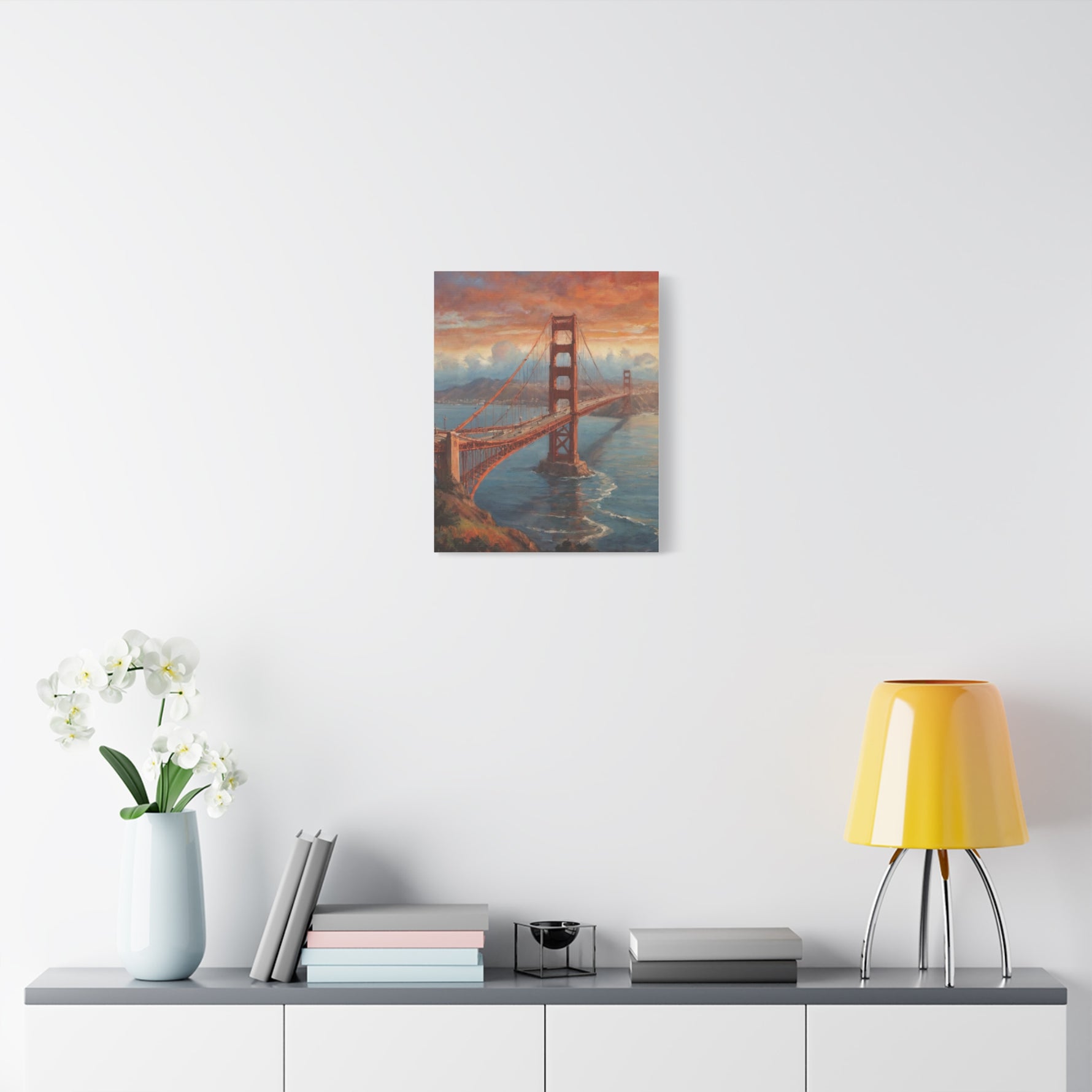 Golden Gate Bridge Canvas Print — Matte Stretched Wall Art - AquilVision