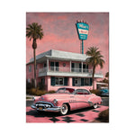 1950 American Riviera Dream Poster - Motel Edition - AquilVision