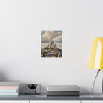 Paris Sacré-Cœur Matte Poster — Vintage Cityscape Wall Art - AquilVision