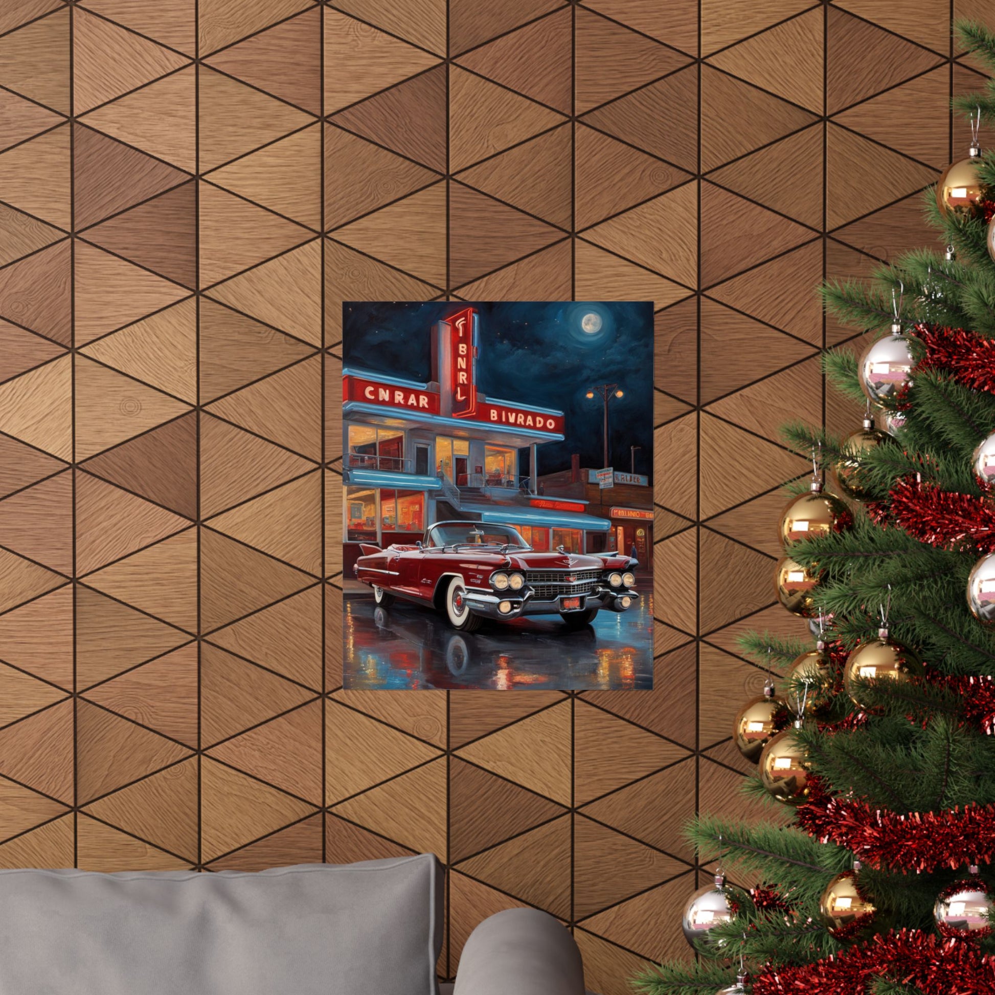 Retro Car Art Prints, Vintage Decor, Classic Automobile Wall Art, Automotive Gift, Nostalgic Home Decoration - AquilVision