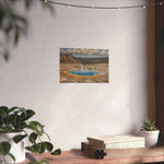 Yellowstone Grand Prismatic Spring Matte Horizontal Poster — Scenic National Park Landscape Wall Art - AquilVision