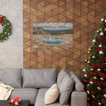 Yellowstone Grand Prismatic Spring Matte Horizontal Poster — Scenic National Park Landscape Wall Art - AquilVision