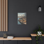 Sea Lions on Pier Matte Canvas Print — Nautical Coastal Wall Art - AquilVision