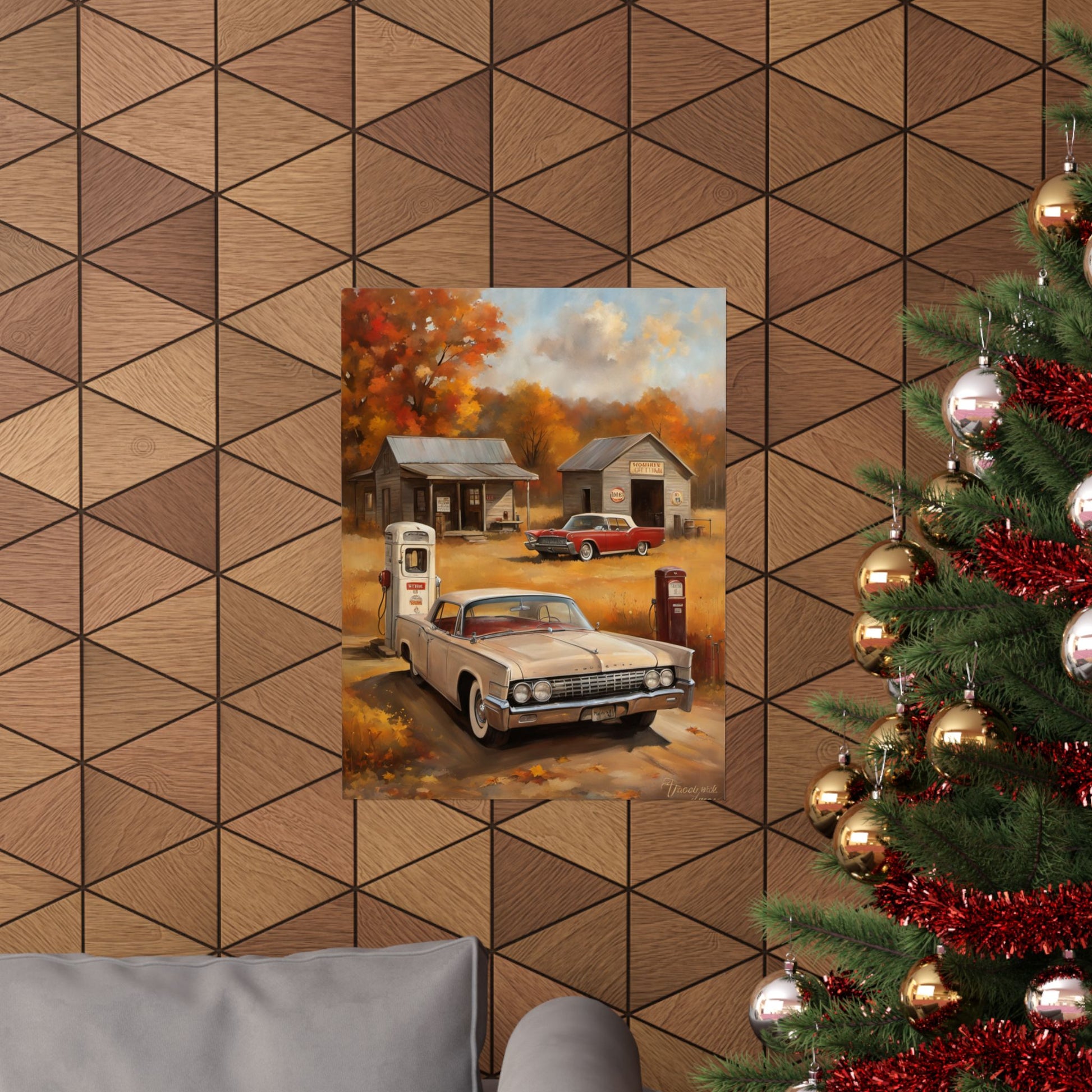 Vintage Car Adventure Matte Vertical Posters | Retro Wall Art, Home Decor, Classic Car Gifts, Gift for Him, Nostalgic Art Printify