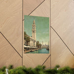 Vintage Coastal Clock Tower Poster - AquilVision