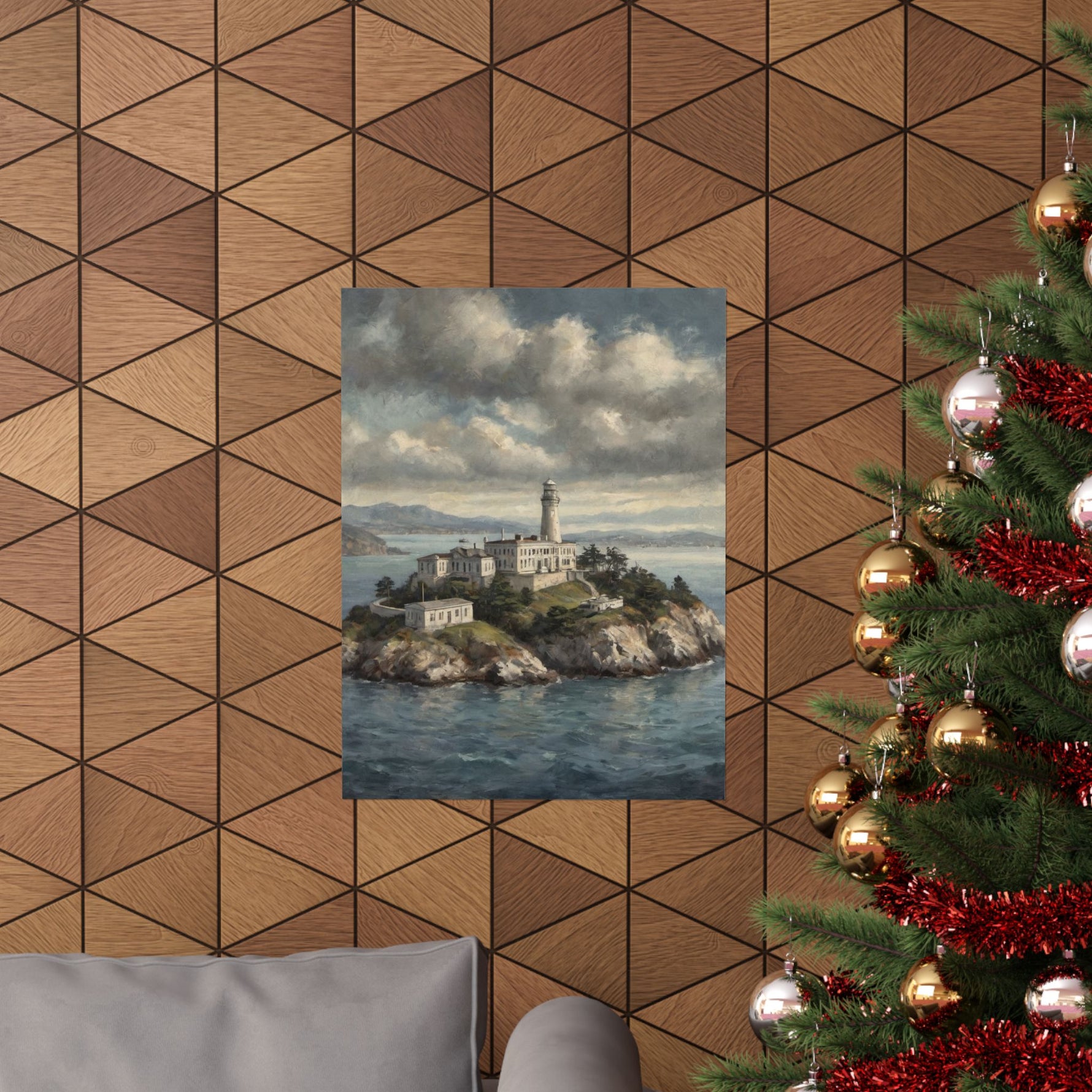 Lighthouse Island Matte Poster — Coastal Nautical Wall Art - AquilVision