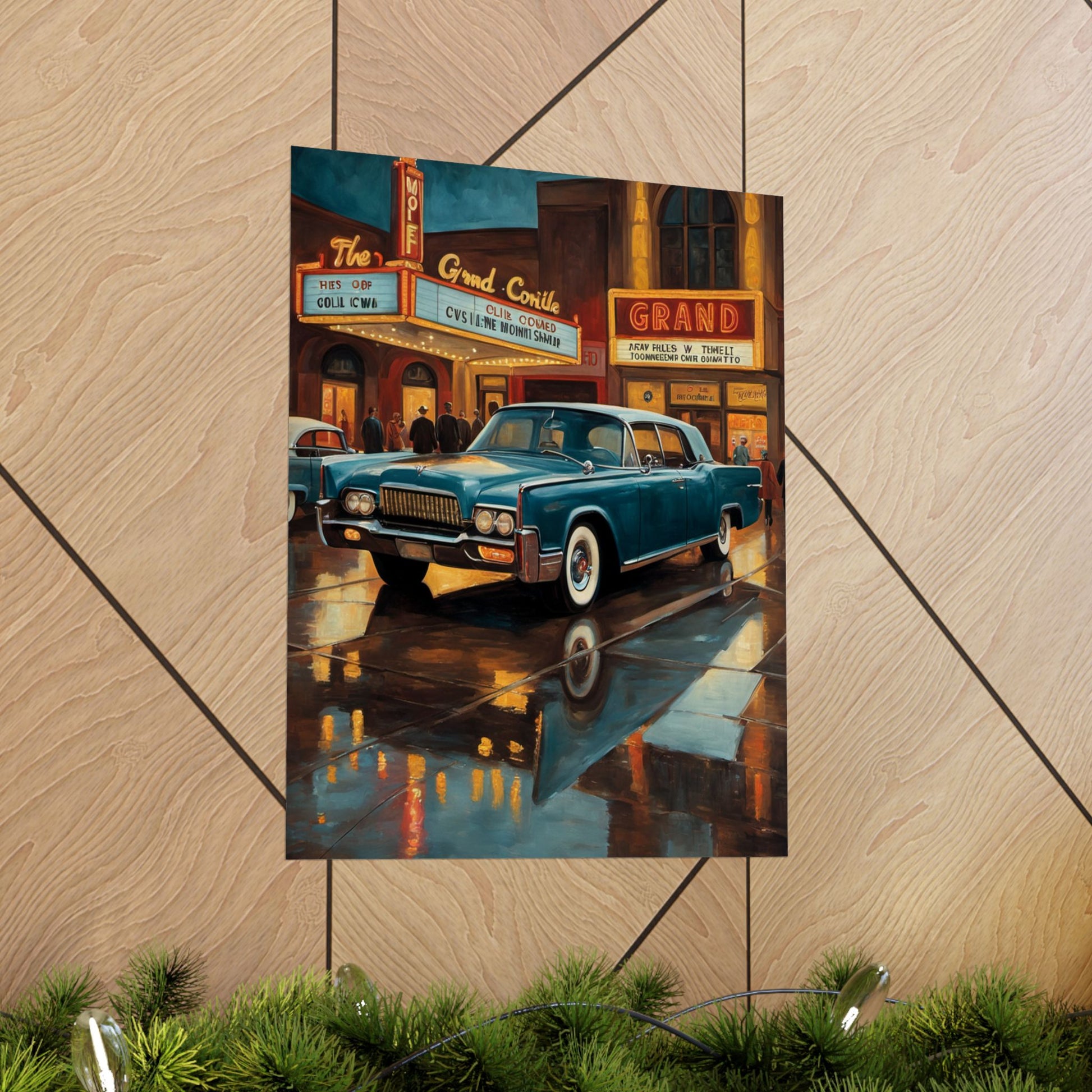 Vintage Car Wall Art Prints, Retro Home Décor, Matte Vertical Posters, Classic Automobile Art, Ideal for Car Lovers, Gift for Him Printify