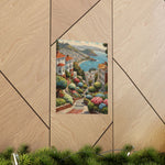 Coastal Garden Street Matte Poster — Scenic San Francisco Bay Print - AquilVision