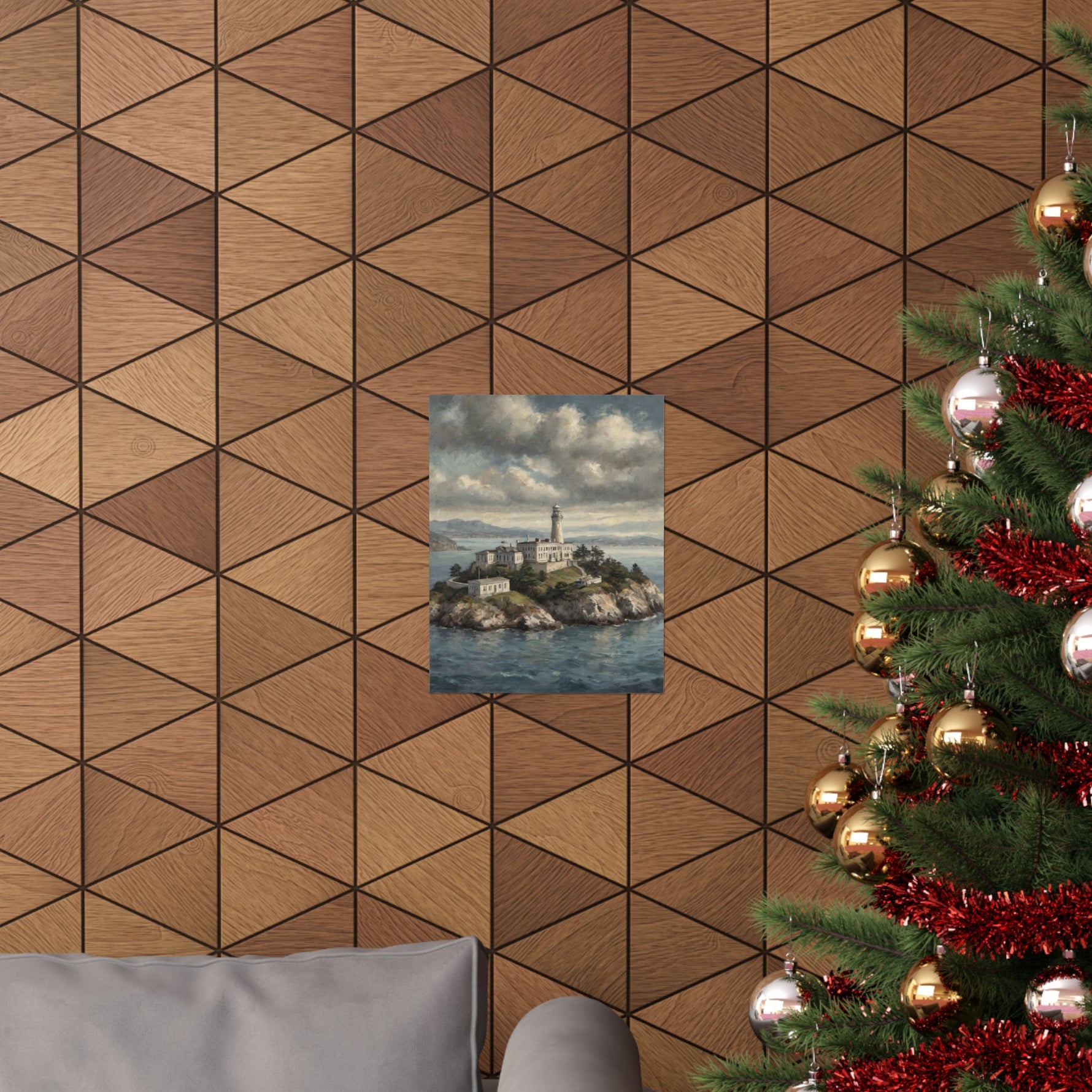 Lighthouse Island Matte Poster — Coastal Nautical Wall Art - AquilVision