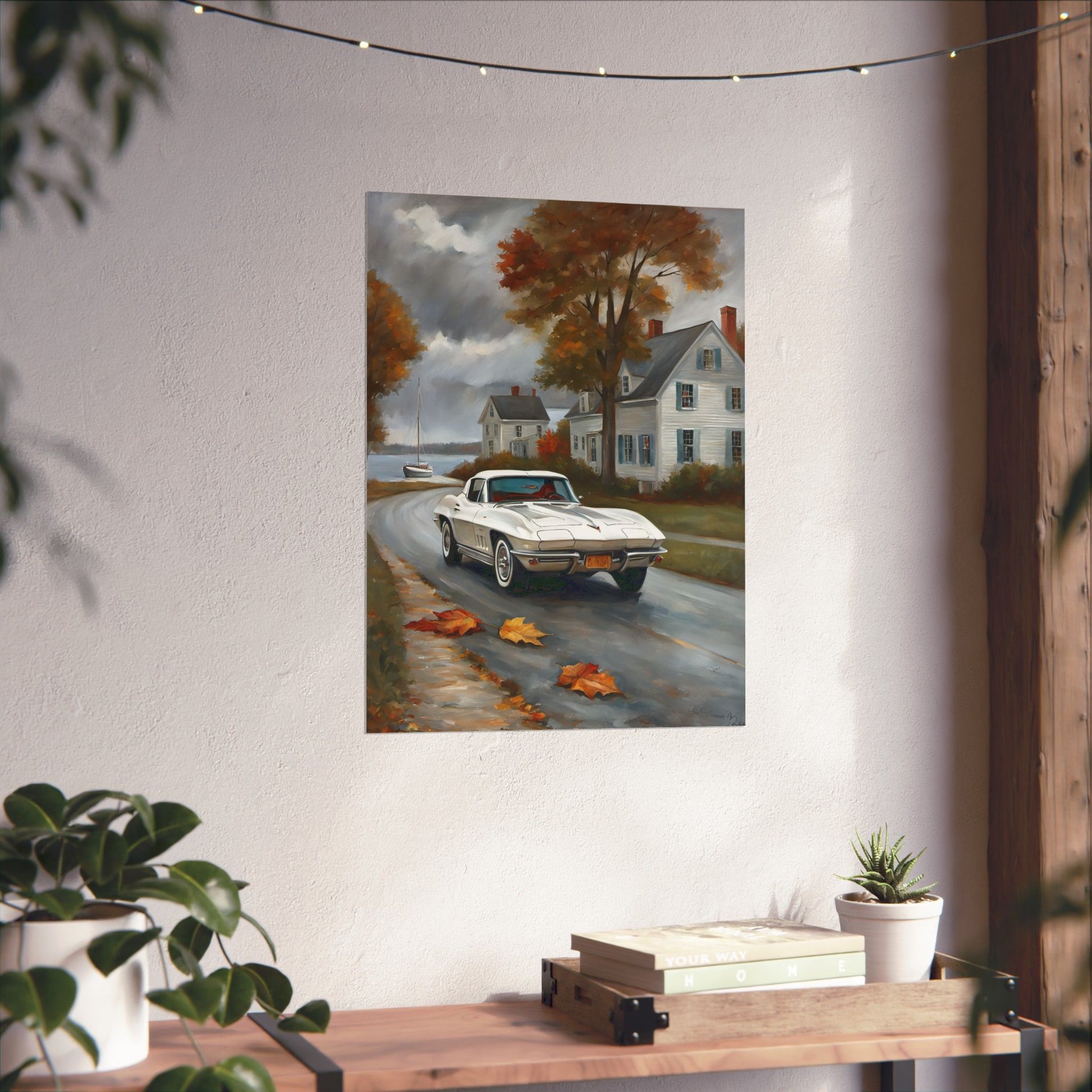 Vintage Car Wall Art Prints, Matte Vertical Posters of Classic Cars, Home Decor, Gift for Car Lovers, Fall Aesthetic Decor Printify