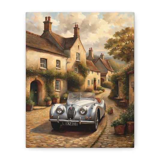 Vintage Car Canvas Art, Wall Decor, Home Office Decor, Gifts for Car Lovers, Rustic Artwork, Gift for Him