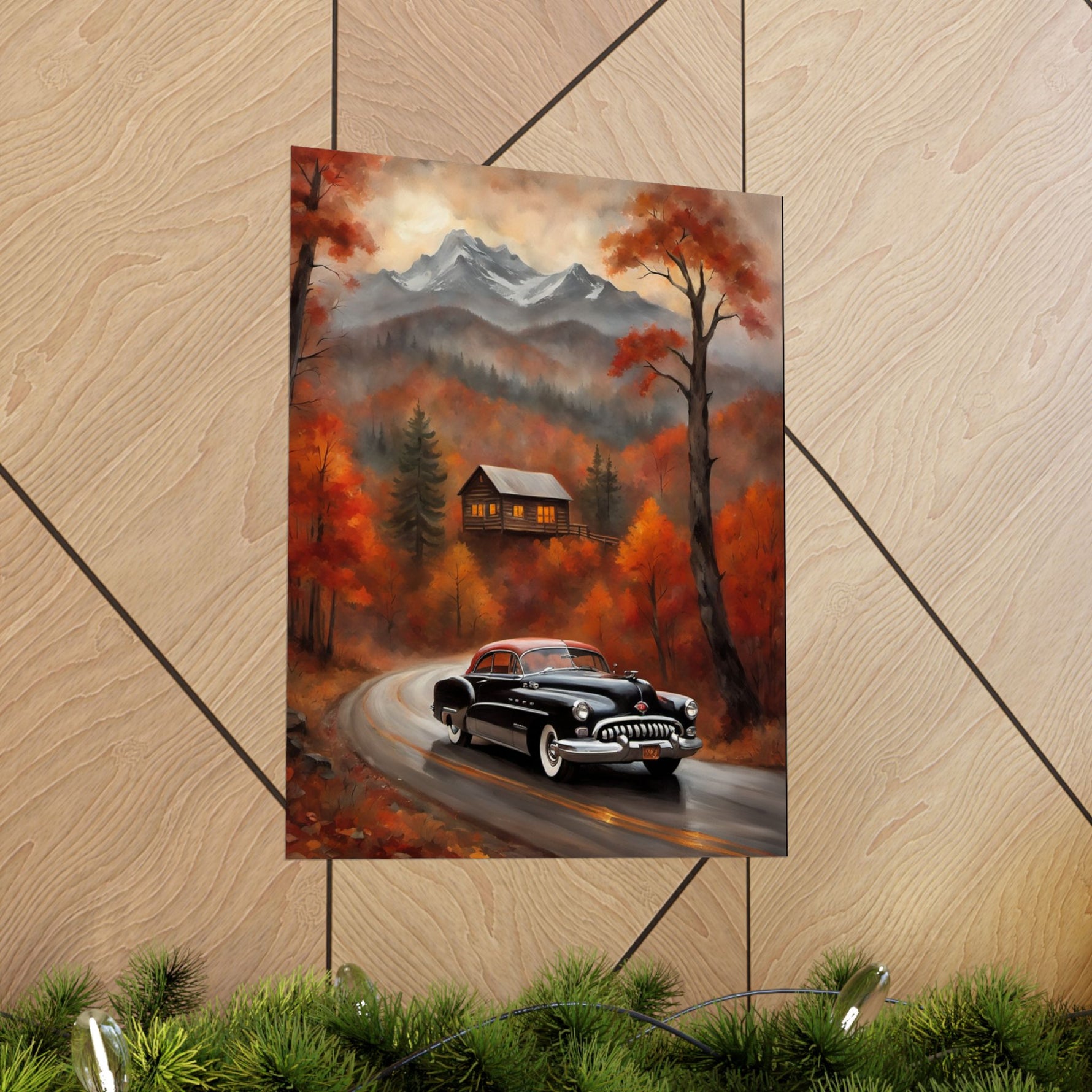 1950 American Riviera Dream Poster - Mountain Edition - AquilVision