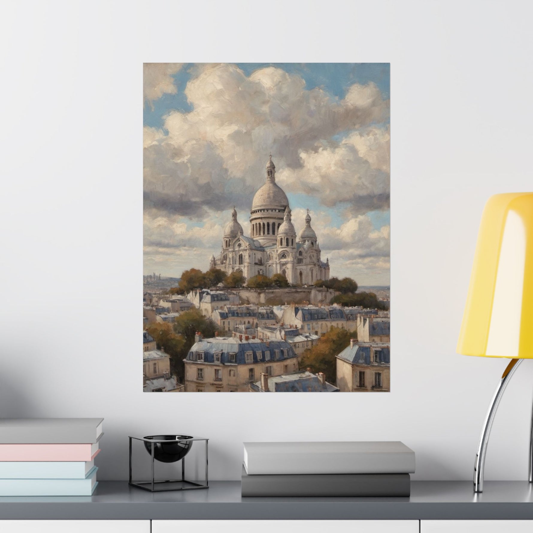 Paris Sacré-Cœur Matte Poster — Vintage Cityscape Wall Art - AquilVision
