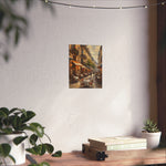 Paris Street Café Matte Poster — Vintage European Cityscape Wall Art - AquilVision