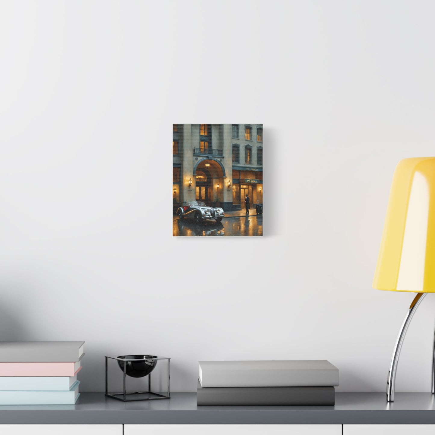 Vintage Car Canvas Wall Art, Classic Automobile Decor, Timeless Home Decoration, Retro Art Print, Unique Gift Idea