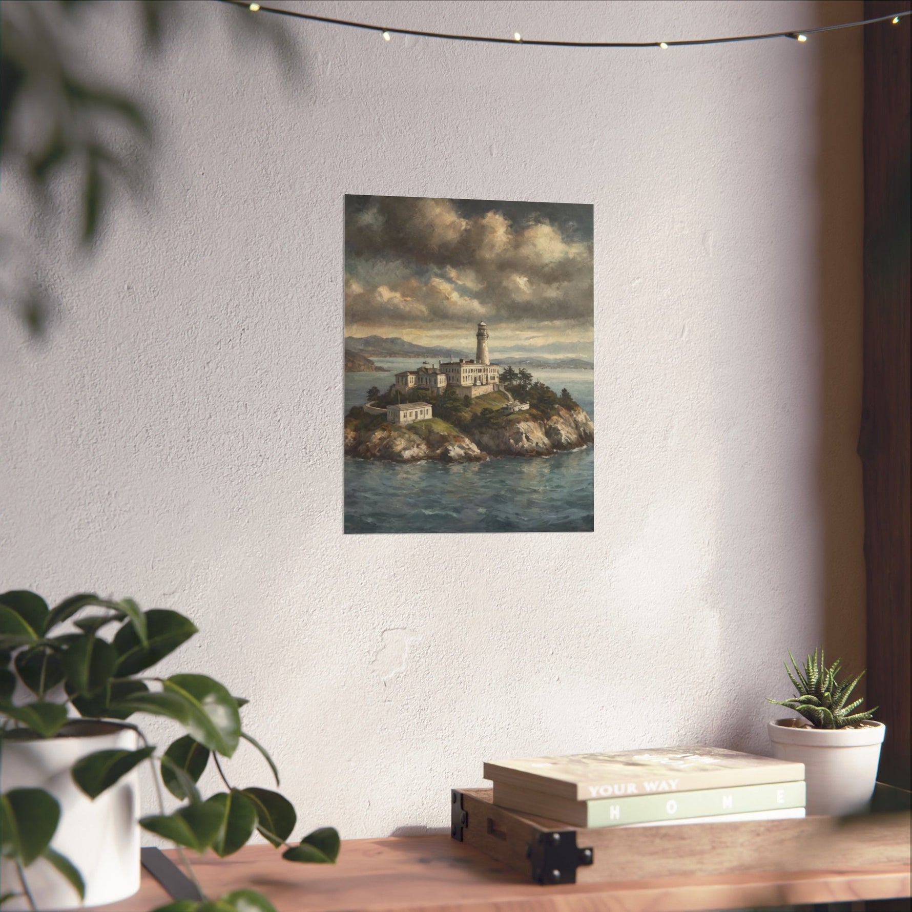 Lighthouse Island Matte Poster — Coastal Nautical Wall Art - AquilVision
