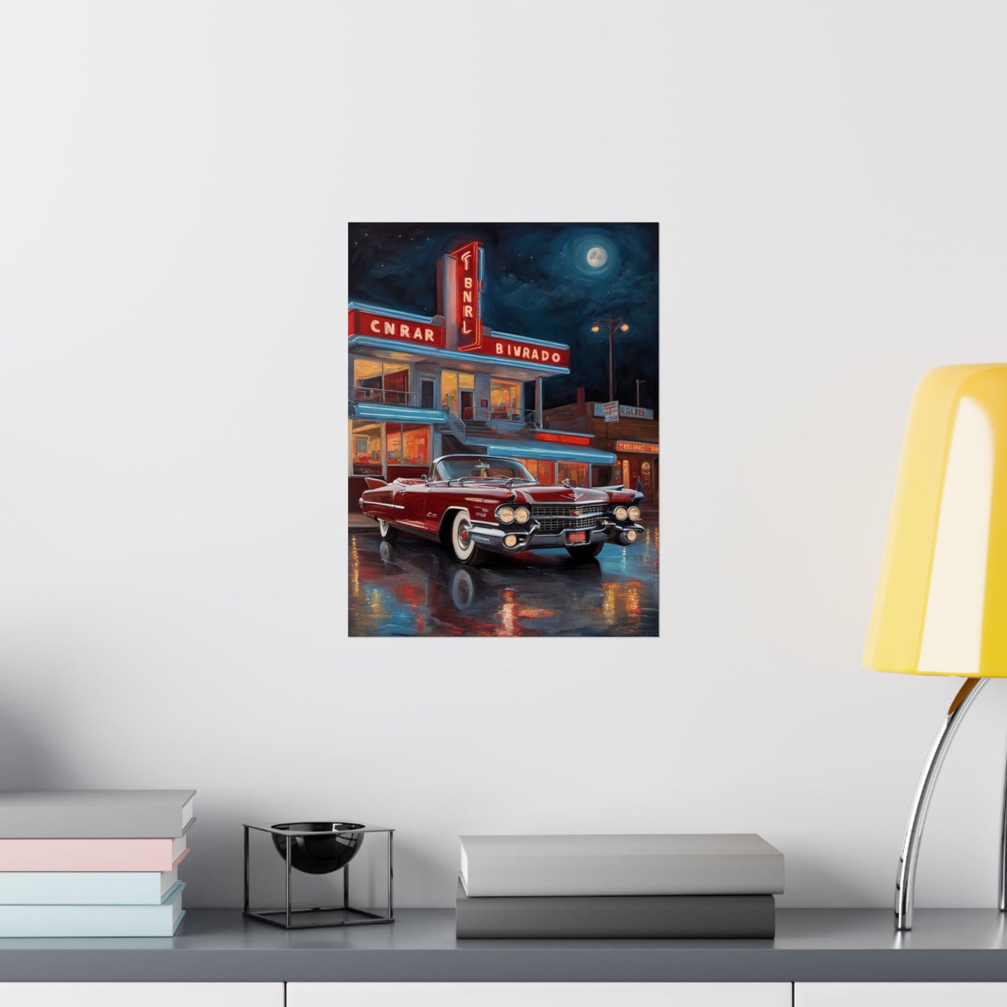 Retro Car Art Prints, Vintage Decor, Classic Automobile Wall Art, Automotive Gift, Nostalgic Home Decoration - AquilVision