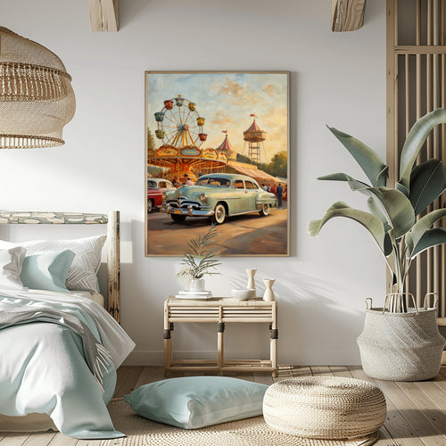 1951 Step-Down Racing Legend - Carnival Edition | Poster - Canvas - AquilVision