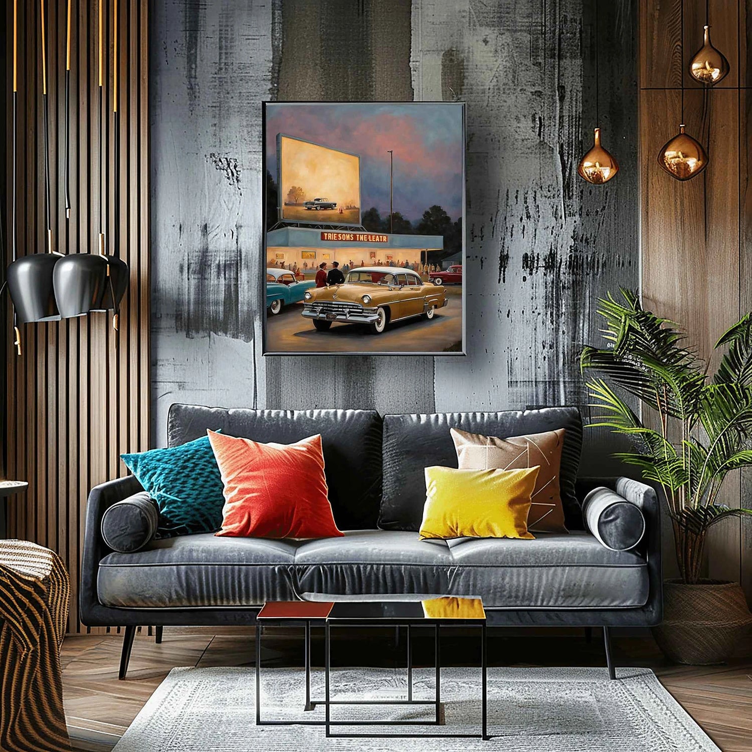 1956 Amerikanische formelle Luxuslimousine - Cinema Edition | Poster auf Leinwand