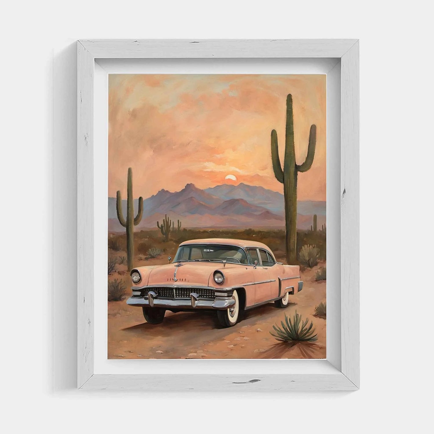 1956 Amerikanische Formelle Luxuslimousine – Wüstenedition | Plakat-Leinwand