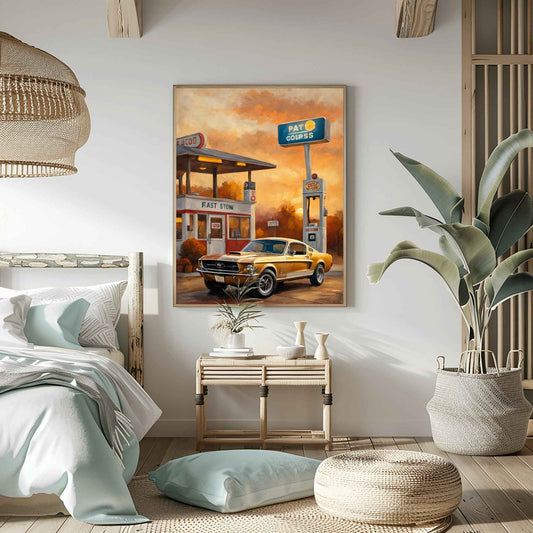 1967 Fastback Legends Canvas - Vintage Station Edition | Poster - Canvas - Framed Canvas