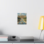 Versailles Palace Fountain Matte Vertical Poster — Classic French Chateau Wall Art - AquilVision