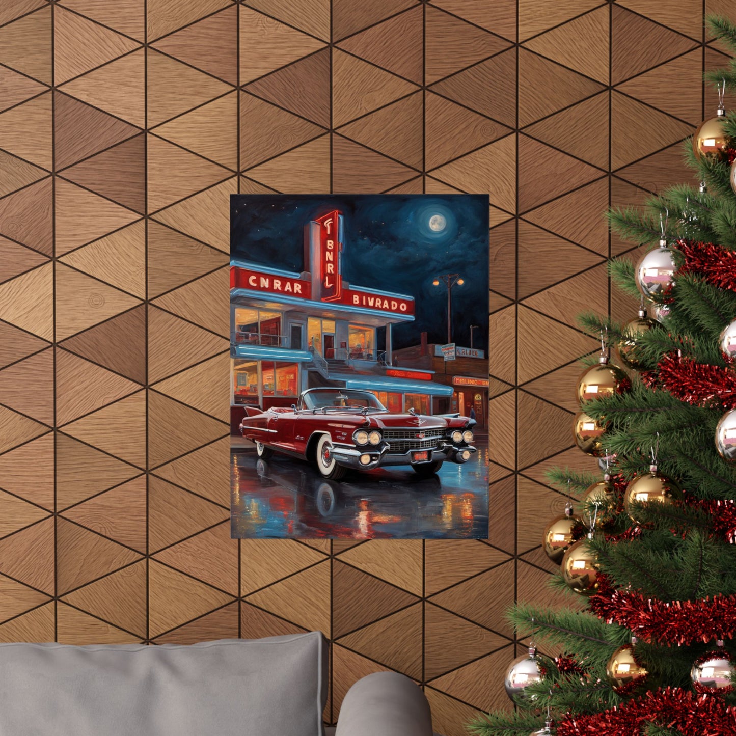 Retro Car Art Prints, Vintage Decor, Classic Automobile Wall Art, Automotive Gift, Nostalgic Home Decoration - AquilVision