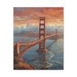Golden Gate Bridge Canvas Print — Matte Stretched Wall Art - AquilVision