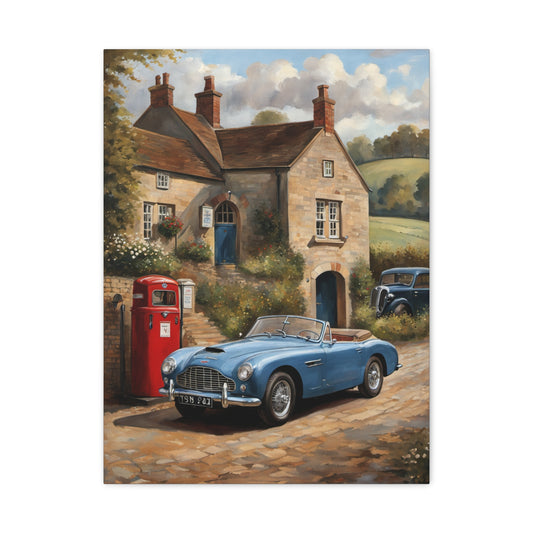 Vintage Car Canvas Print, Wall Art, Home Decor, Rustic Decor, Classic Car Photography, Gift for Car Enthusiasts