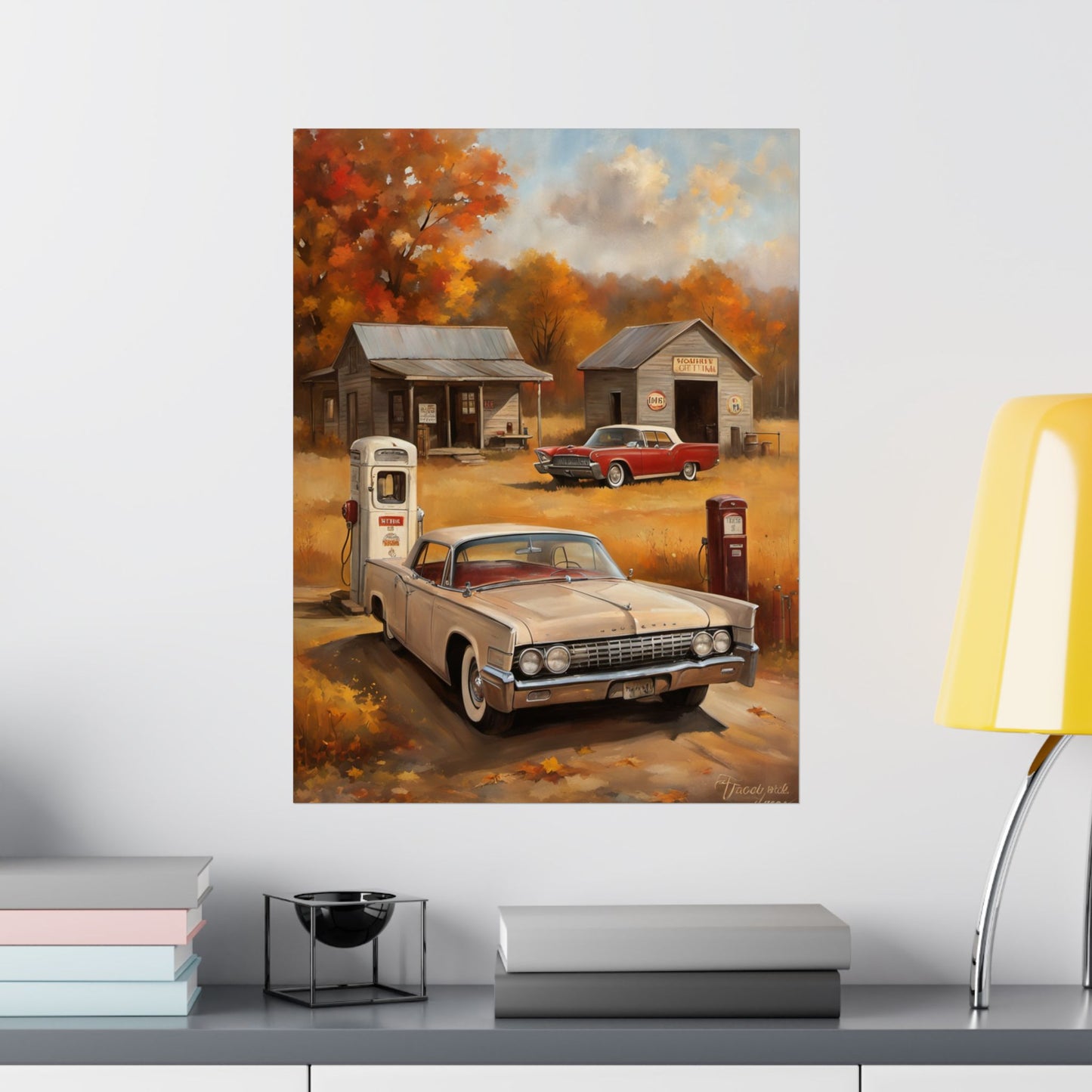Vintage Car Adventure Matte Vertical Posters | Retro Wall Art, Home Decor, Classic Car Gifts, Gift for Him, Nostalgic Art Printify