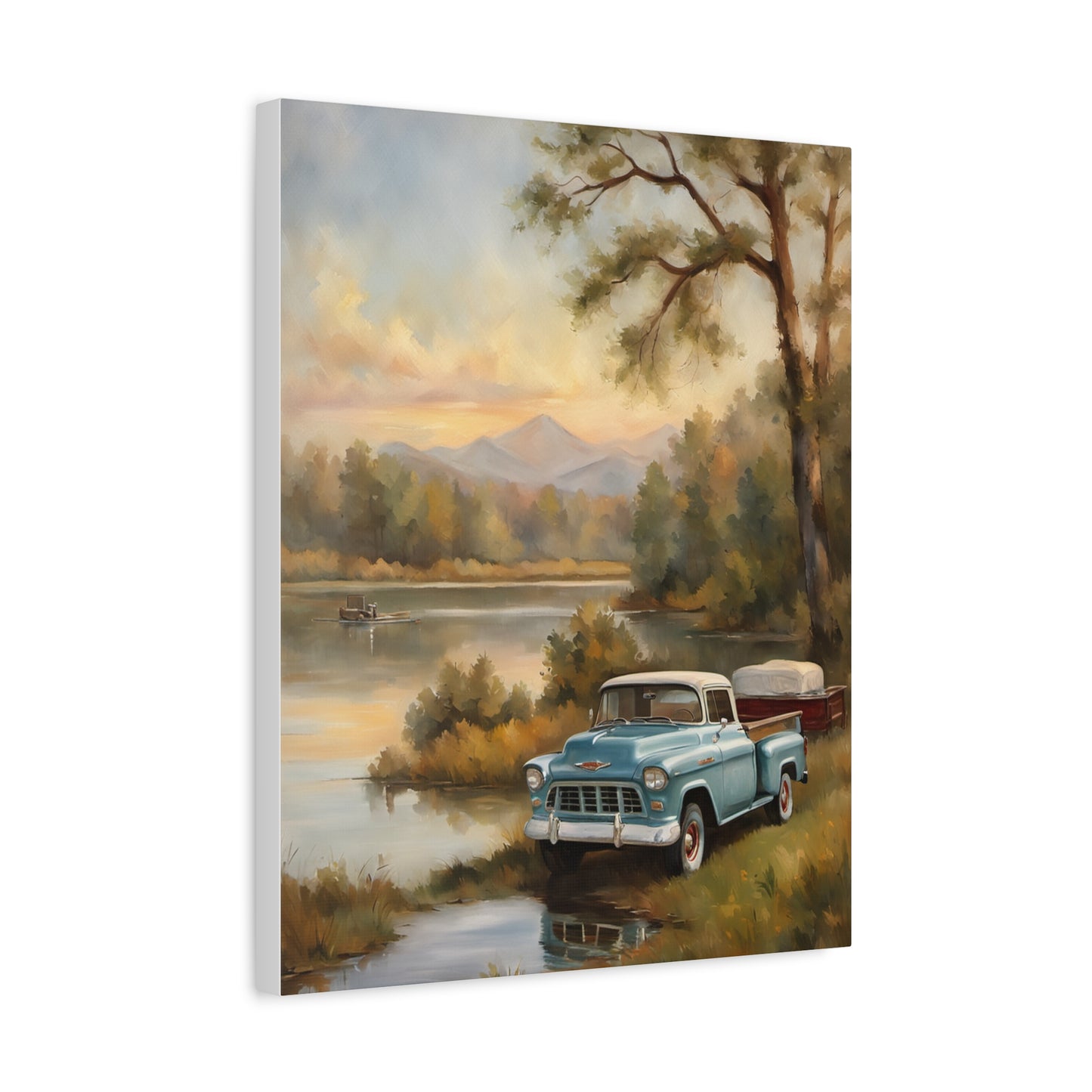Rustic Landscape Canvas Print, Vintage Truck Art, Home Decor, Nature Wall Art, Gift for Truck Lovers, Farmhouse Wall Decor, [...]