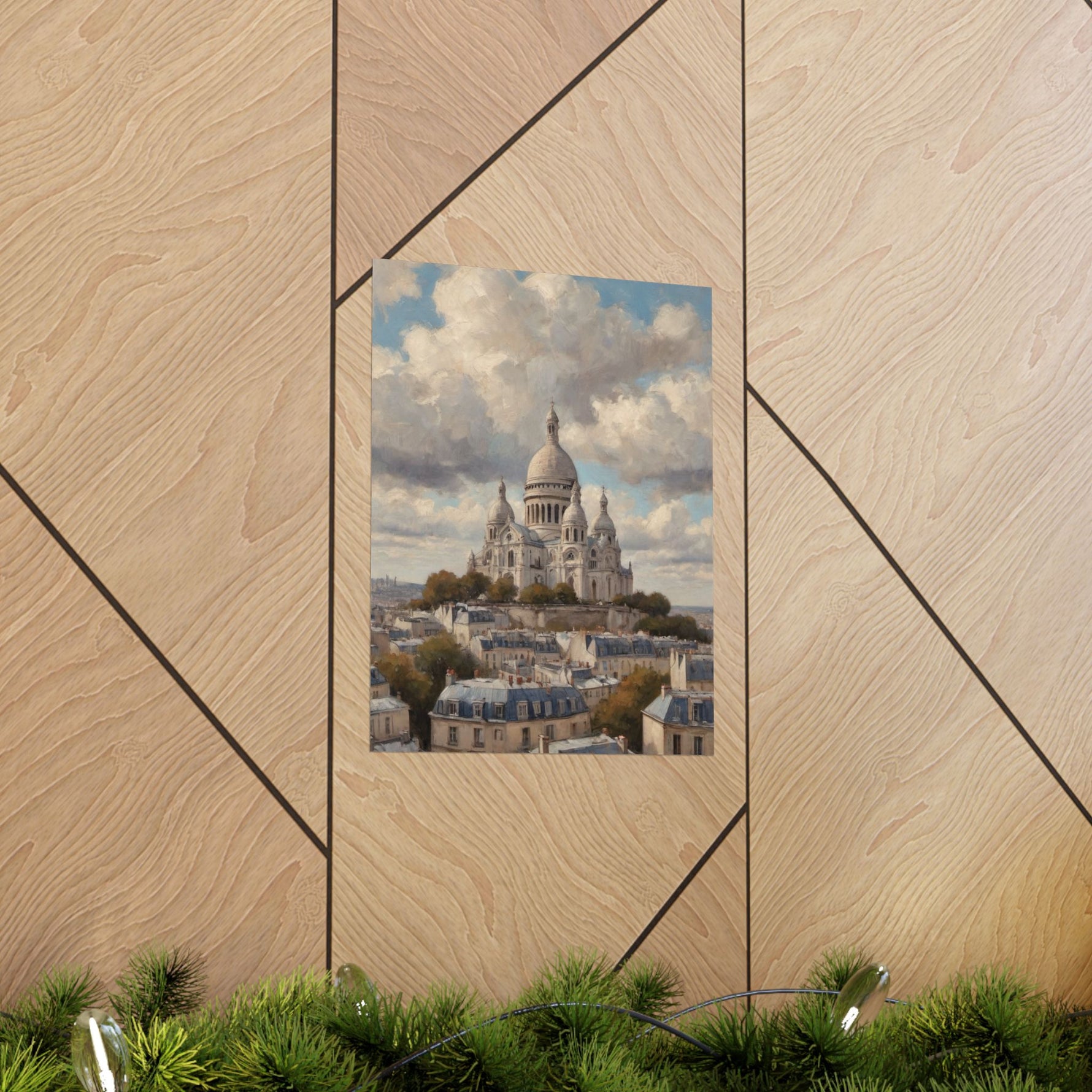Paris Sacré-Cœur Matte Poster — Vintage Cityscape Wall Art - AquilVision