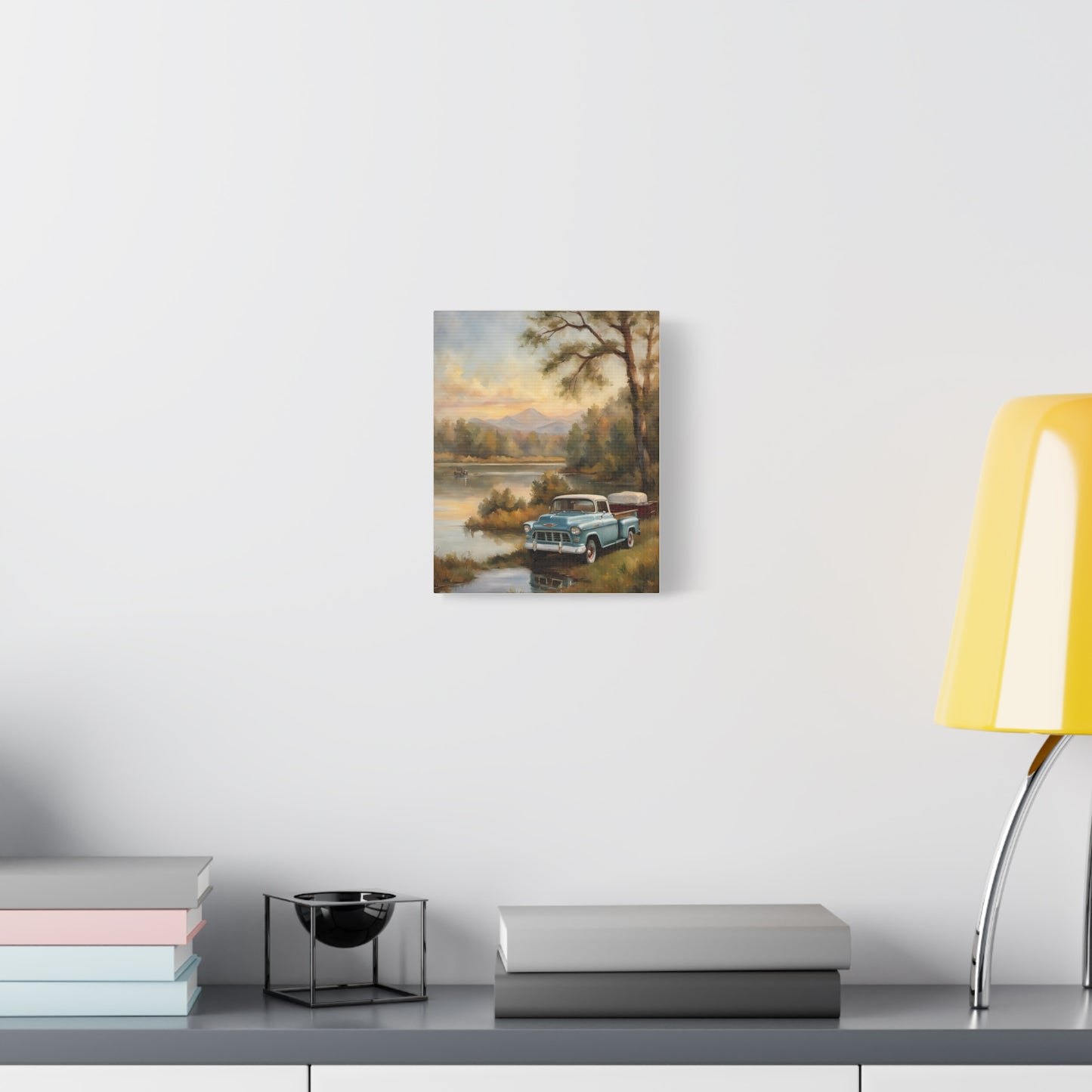 Rustic Landscape Canvas Print, Vintage Truck Art, Home Decor, Nature Wall Art, Gift for Truck Lovers, Farmhouse Wall Decor, [...]